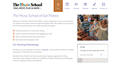Desktop Screenshot of musicschoolsanmateo.com
